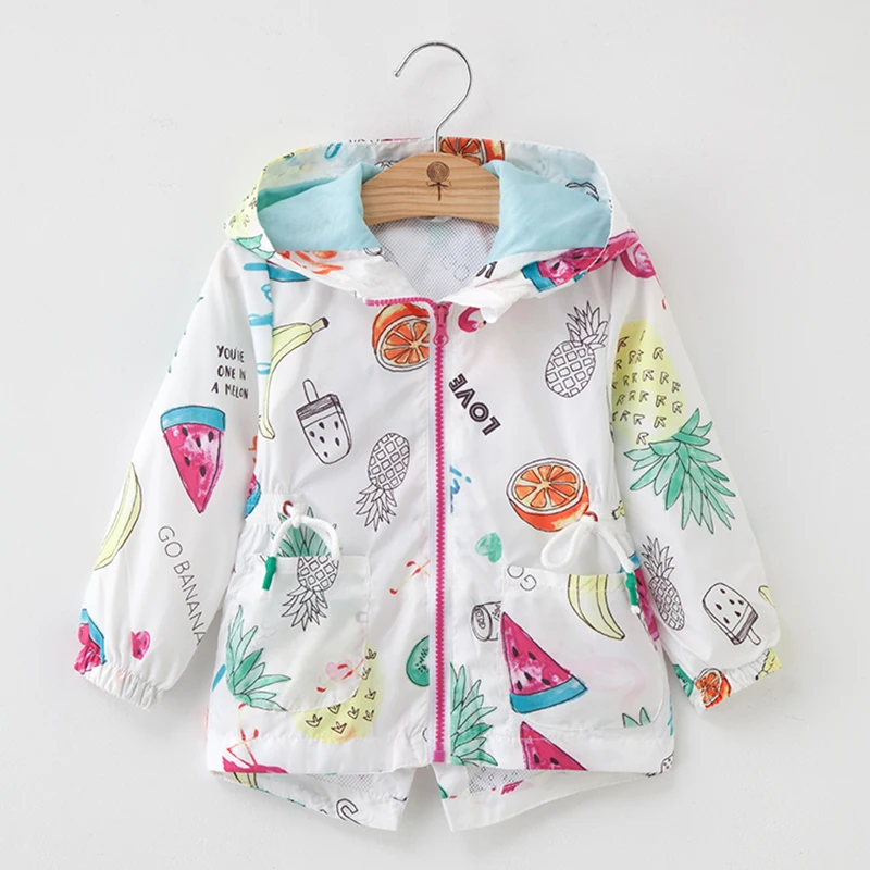 Детские пальто 2020 г. Весенние модные и куртки для девочек Детская верхняя одежда