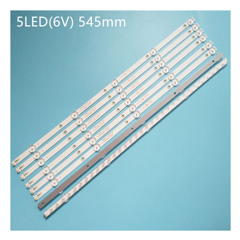 New 40 PCS/lot 5LEDLED backlight strip for 55PUF6092 K550WDC1 A2 4708-K550WD-A2113N01 471R1P79 4708-K55WDC-A1113N01