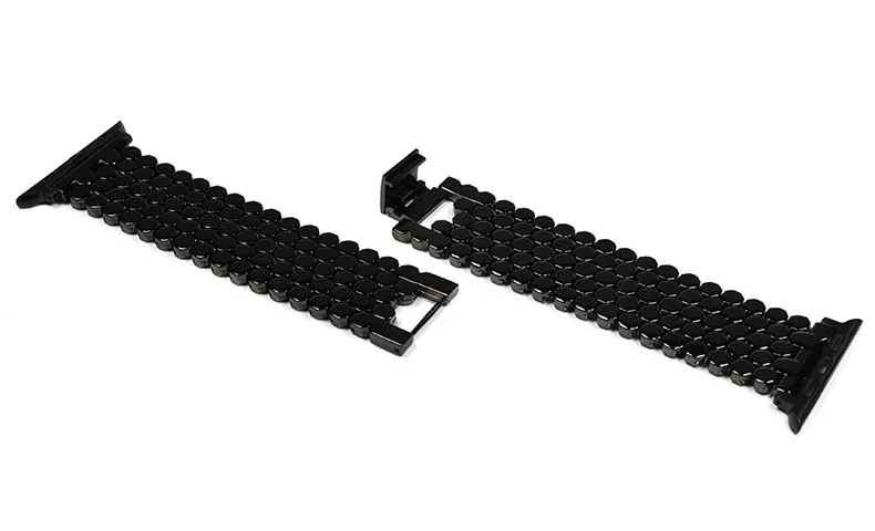 Apple Watch с 38 мм 40 мм 42 мм 44 мм модный Fishscale стиль ремешок из нержавеющей стали для Iwatch 1 2 3 4 ремешок браслет ремешок