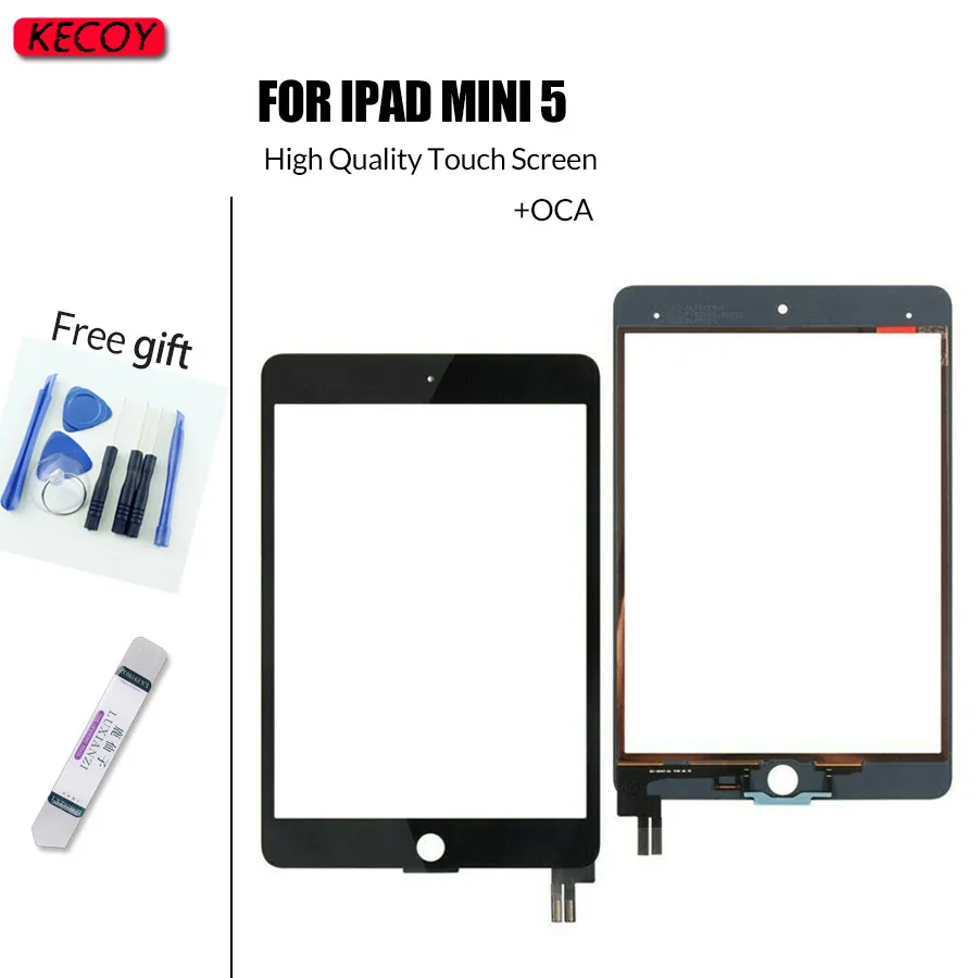 Оригинальный сенсорный экран для iPad Mini5, 1 шт., сенсорный экран A2126 A2124 A2133 A2125, переднее стекло, дигитайзер, сменная панель с Oca Оригинальный сенсорный экран для iPad Mini5, 1 шт., сенсорный экран A2126 A2124 A2133 A2125, переднее стекло, дигитайзер, сменная панель с Oca
