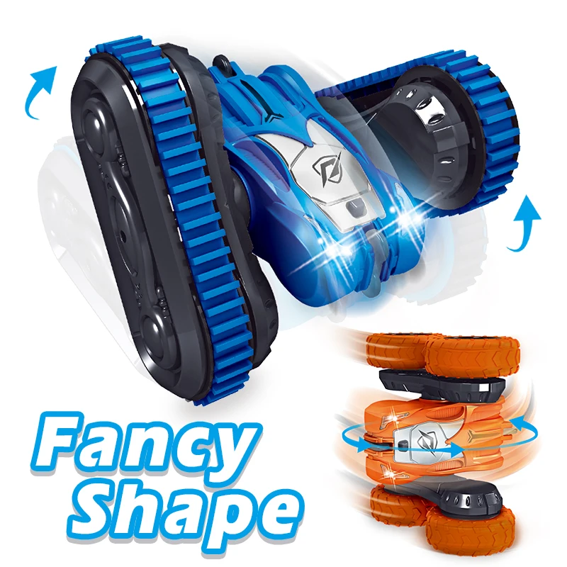 

Two-In-One Double-Sided RC Stunt Car 2.4G 23mins High And Bow Speed 360 Tumbling Double-Sided Driving Remote Control Stunt Car