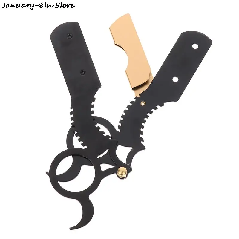 1 Бритва для парикмахера с прямыми краями инструмент стрижки бороды бровей