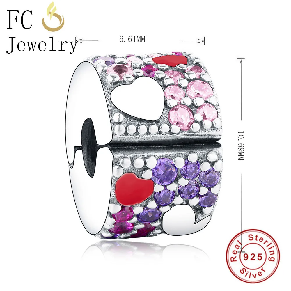 FC ювелирные изделия подходят для оригинального бренда Подвески браслет 925 пробы