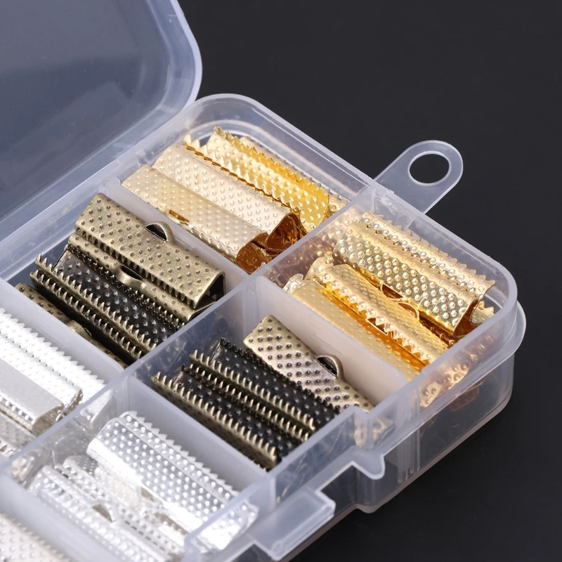 2020 Новый зажим для ленты шнур обжимной Конец застежка крышка наконечник ожерелье