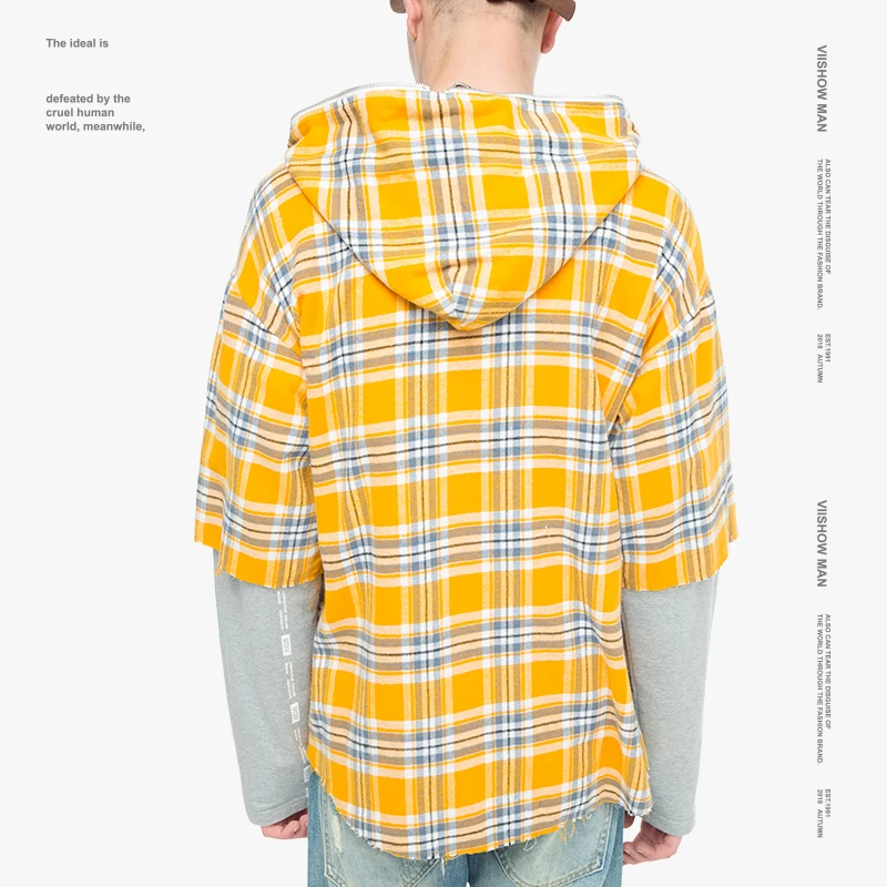 VIISHOW новый дизайн толстовка с капюшоном Мужская брендовая одежда модная