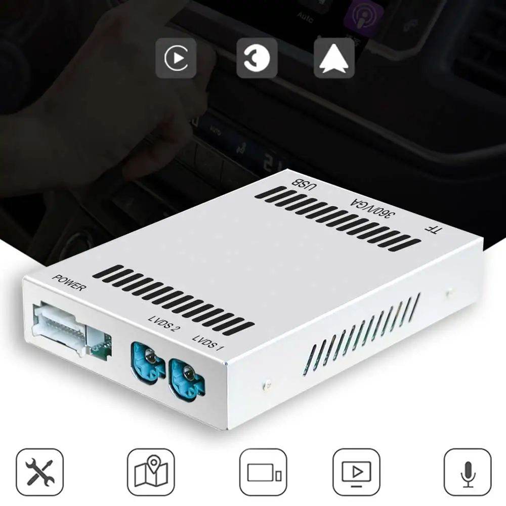 

Wireless CarPlay Retrofit System module kit for BMW F20 F21 F44 F52 EVO System 2017-2018 Original Car play Upgrade Retrofit