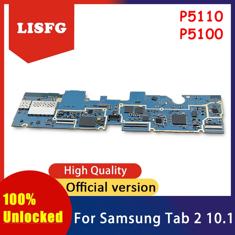 Для Samsung Galaxy Tab 2 10,1 P5100 3g P5110 wifi Unlcoked материнская плата Android основной алгоритм доска протестирована хорошая пластина