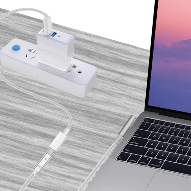 Переходник с гнезда типа C на кабель Magsafe 1 подходит для Apple Air / Pro 45 Вт 60 |