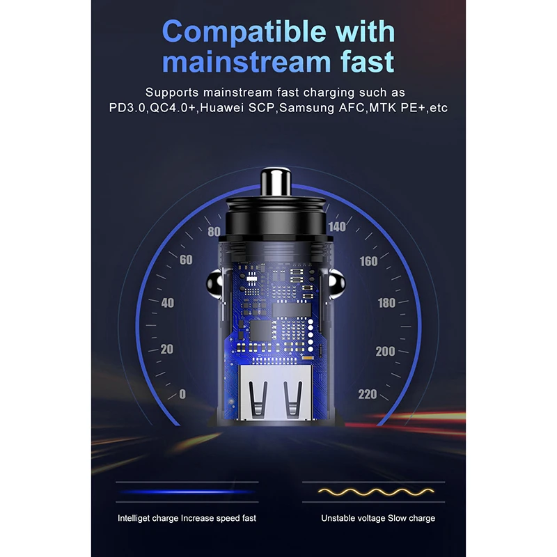 Автомобильное зарядное устройство Quick Charge 4 0 3 USB QC4.0 QC3.0 QC 5A автомобильное PD для