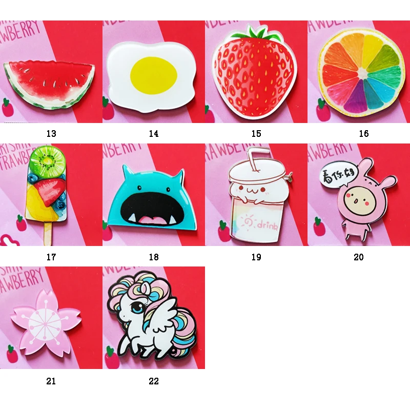 Рождественский мультяшный фруктовый Овощной арбуз морковь акриловый кухонный