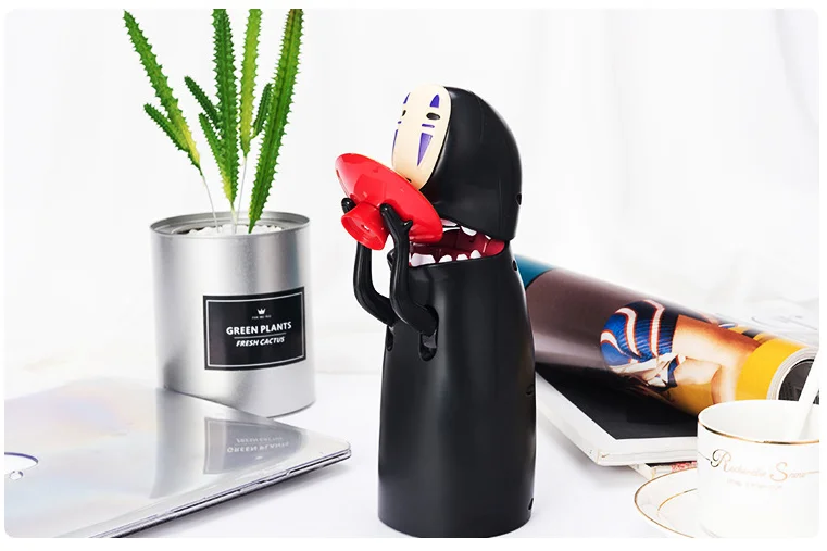 Унесенные призраками Kaonashi No-face Man электронная коробка для денег Ghost Figure монета копилка смешная игрушка Автоматическая еденная Монета коробка LF674