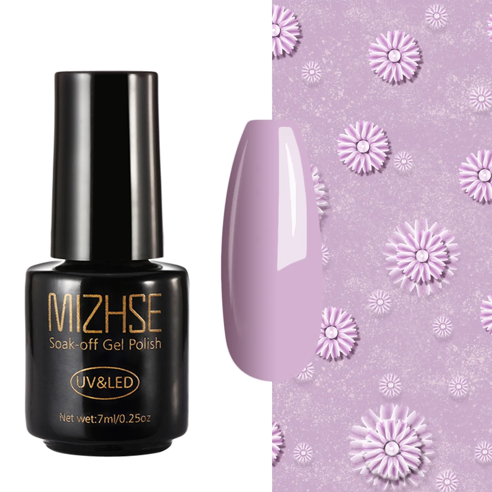 XYC001 MIZHSE Гель-лак для ногтей масло Esmalte Permanente гель UV Y Led Gellak Фиолетовый Белый Черный чистый цветной Гель-лак для ногтей основа для ногтей - Цвет: XYC001