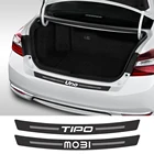 Автомобильная наклейка для Fiat UNO TIPO ABARTH 124SPIDER ALBEA CRONOS STILO MOBI SEDICI, автомобильные аксессуары, Защитная Наклейка на багажник из углеродного волокна