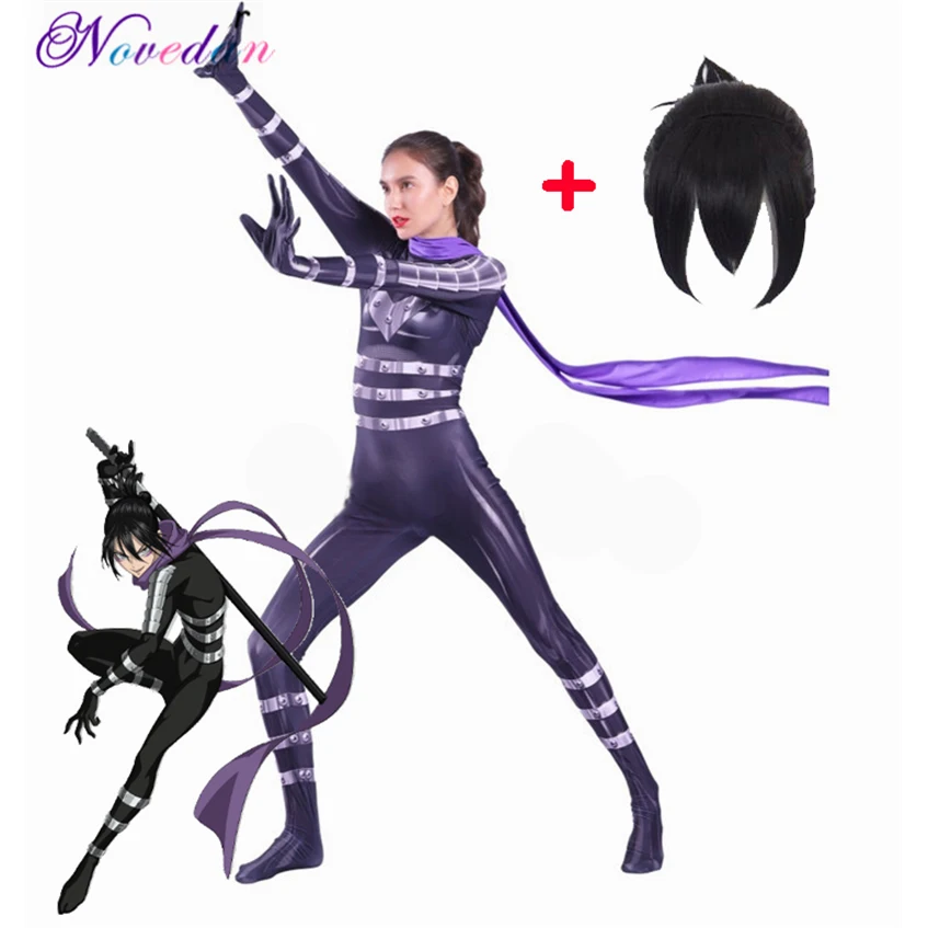 

Аниме One Punch Man Косплэй Скорость O звука Sonic зубная щётка Косплэй костюм спандекс комбинезон волосами дети Взрослый карнавал Хеллоуин костюм парик