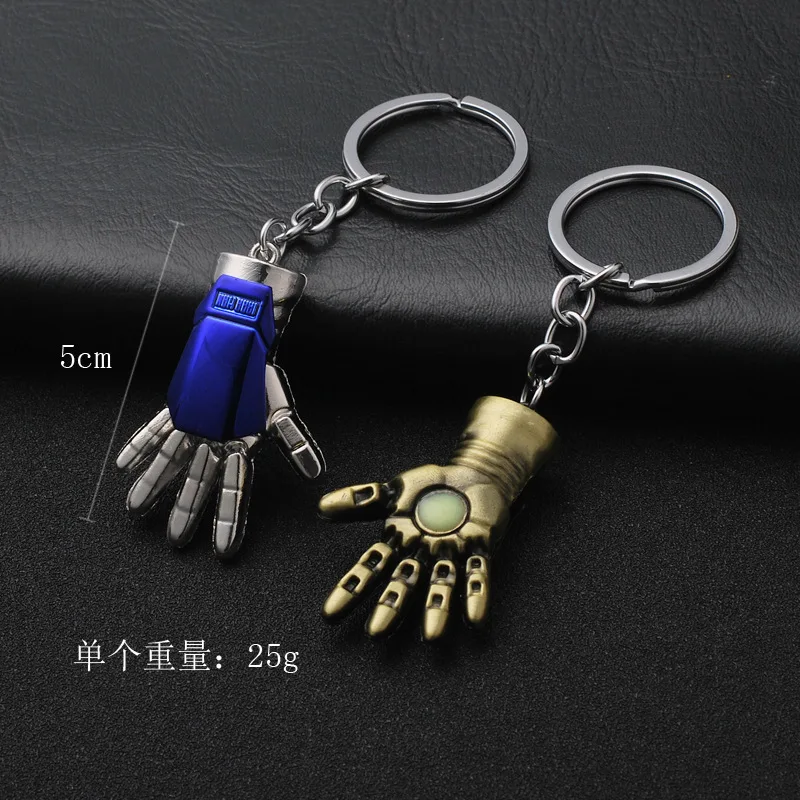 Marvel 4 Человек паук брелок шлем Железного человека металлический автомобильный с