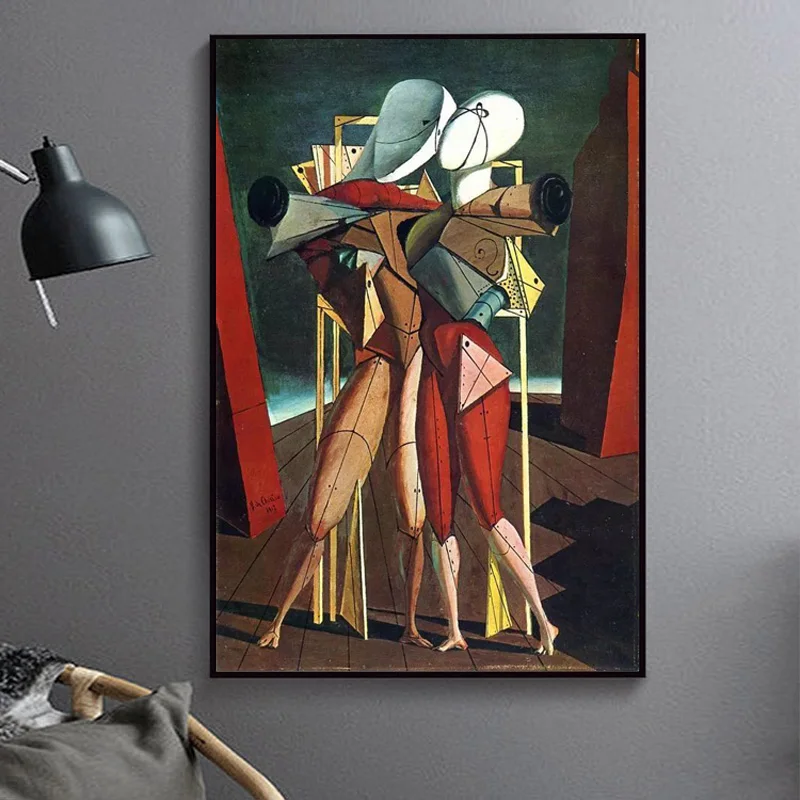 

Giorgio de Chirico Artwork Abstract Oil Painting on Canvas Posters and Prints Classical Wall Art Picture for Living Room Decor