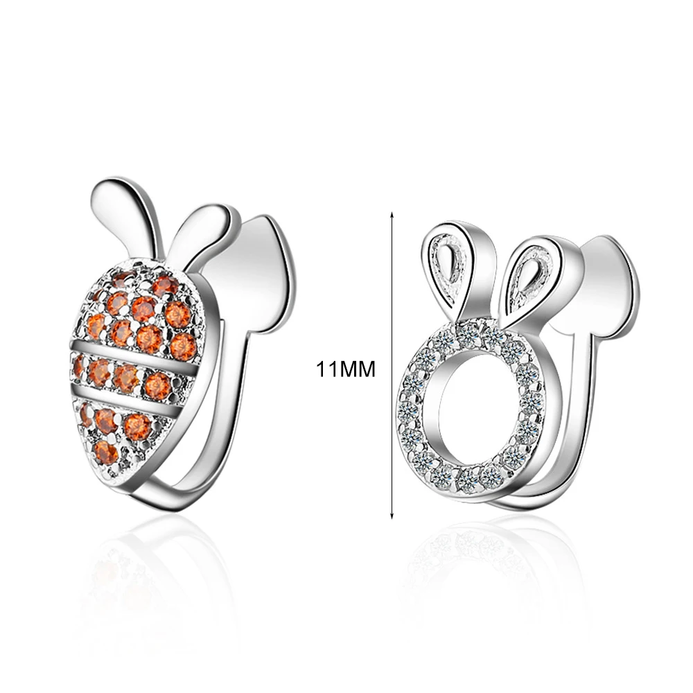 MEETSOFT серебро предотвращает аллергию модные серьги клипсы для женщин Модный