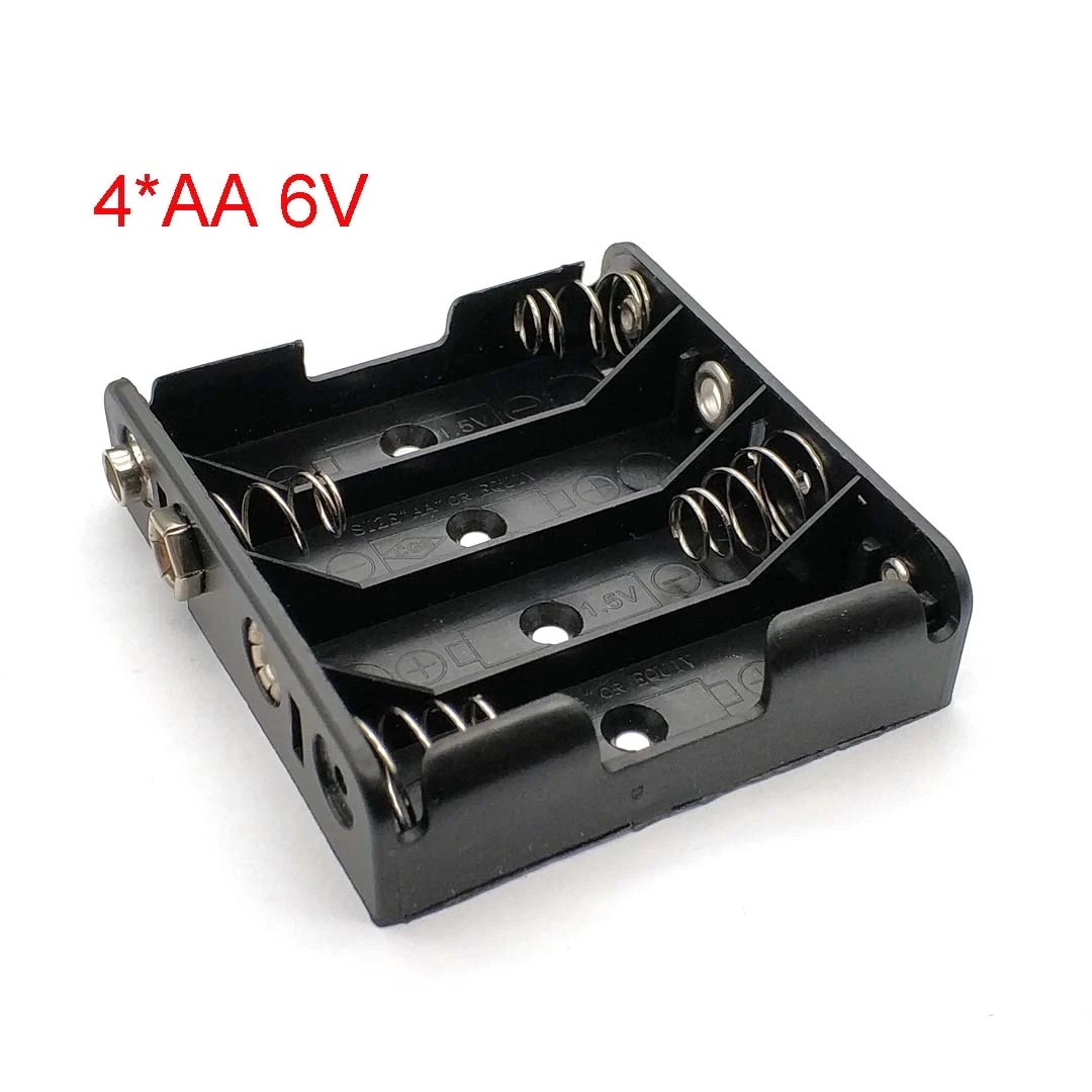 4 упаковка аккумуляторов типа АА Чехол Коробка * AA держатель батареи с 9 в мужской