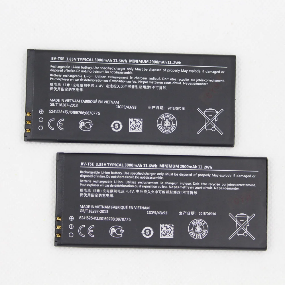 ISUNOO 3000 мАч BV-T5E/BVT5E/BV T5E запасная батарея для Microsoft Lumia 950 RM-1106 RM-1104 RM-110 McLa | Мобильные