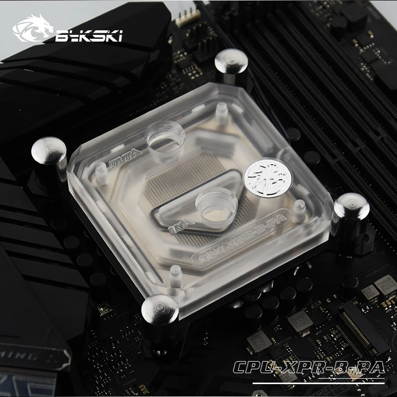 Bykski Процессор воды блок для intel 1150 1151 1155 1156 2011 2066, процессорный кулер, 2,0 5v полосы пропускания, улучшенная серия Процессор-XPR-B-PA