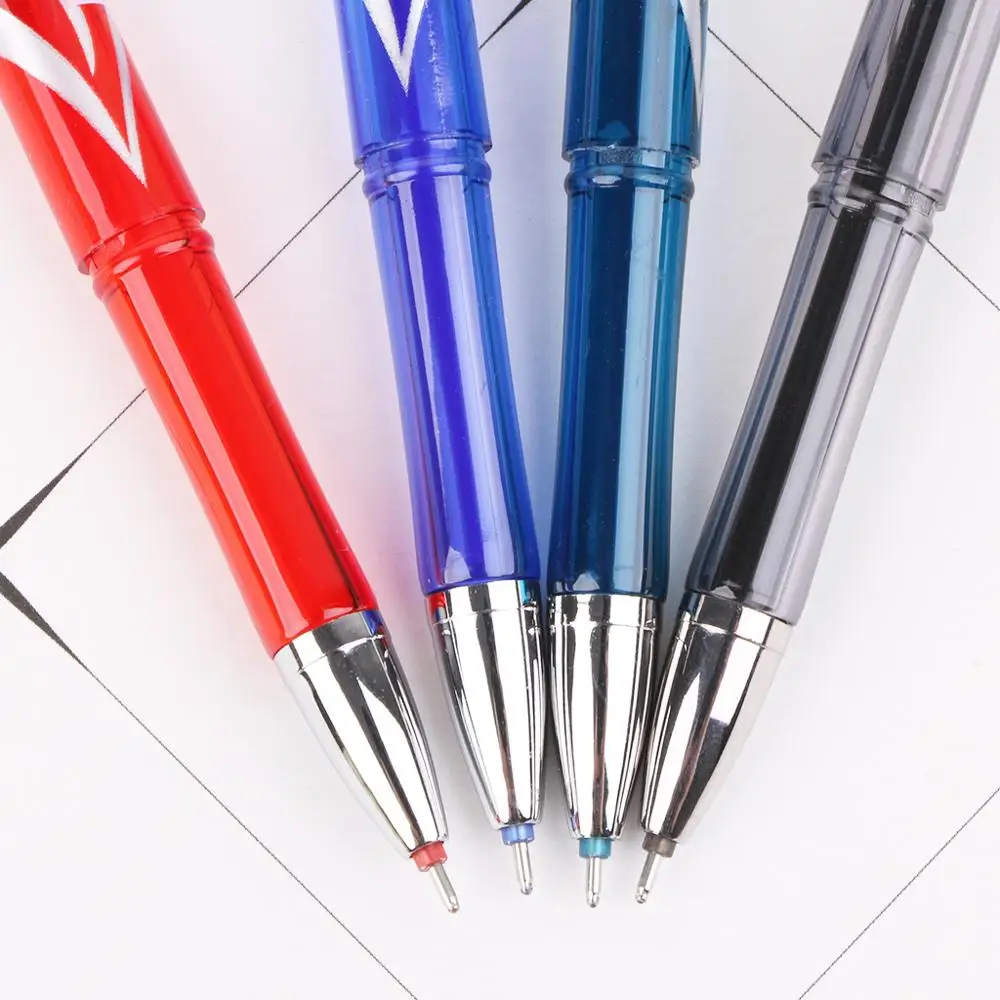 

12pcs 0.5mm Erasable Pen Red Blue Black Refill Gel Ink Pens Set School Office Supplies Stationery Student Kids Gift