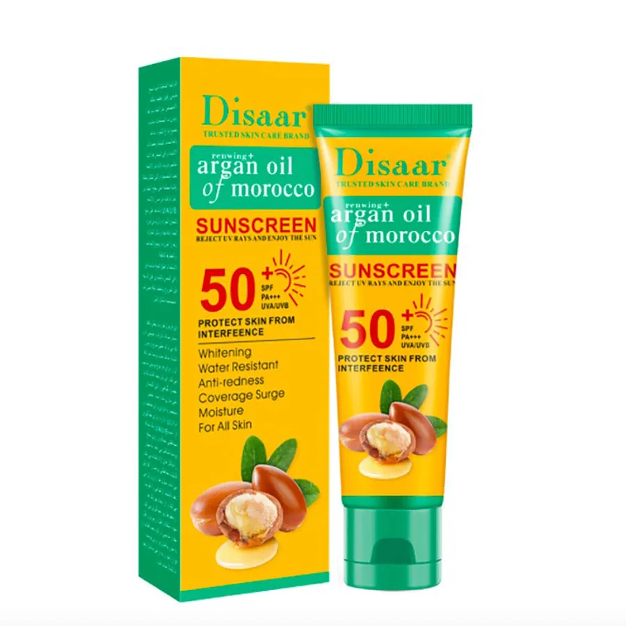 

Disaar Sunscreen Spf 50 Face Sunblock Cream Sol Crema Solare Clareador Solaire Soins Protector Solar Facial Con Color