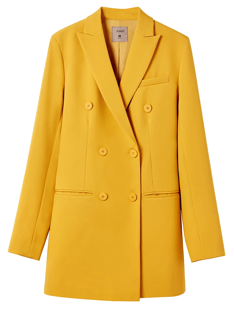 Amii Minimal Western Style Outerwear Pants Shorts Professional Suit Women New Autumn leisure suit Two-Piece Set