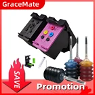 Восстановленные 65XL заправляемая СНПЧ картридж Замена для HP 65 65xl Envy 5010 5020 5030 5034 5052 5055 принтер Полный