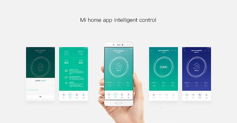 Xiaomi очиститель воздуха Pro Интеллектуальный OLED дисплей CADR 500m3/h 60m3 беспроводной Смартфон приложение управление бытовая техника
