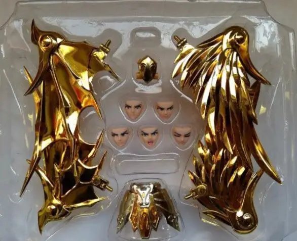 Большие игрушки Gemini Saga soul of gold Divine armor Saint Seiya Myth Cloth EX SOG фигурка модель с головой канон