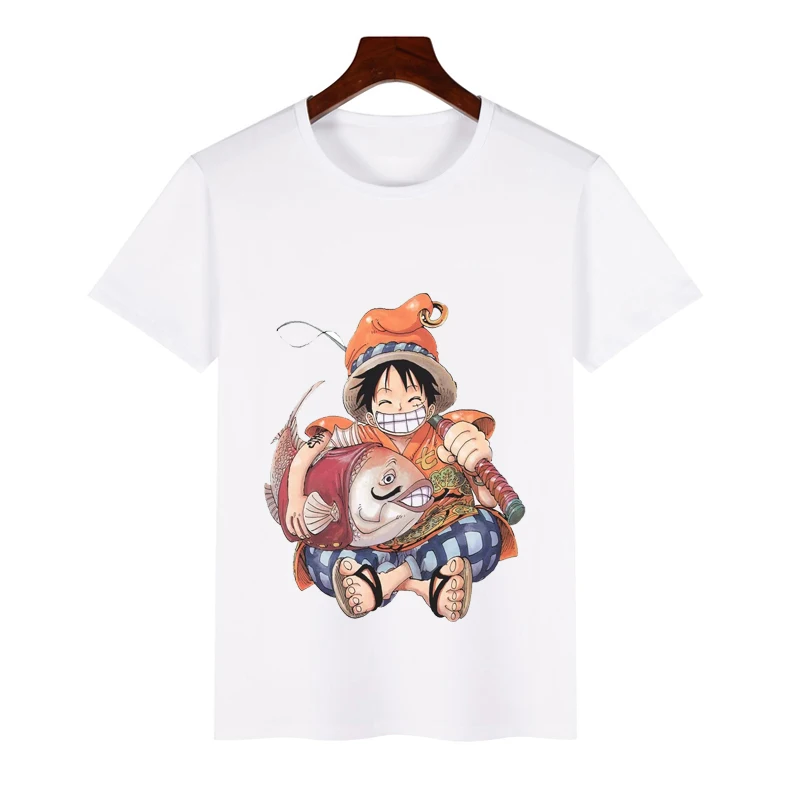 

Anime One Piece T-shirt Men/women Fashion Short Sleeve One Piece Men's t shirt Top