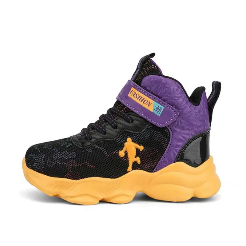 

Fashion Children Sport Trainer Shoes New Boys Basketball Shoes Non-slip Sneakers Kids Girls Shoes Footwear Basket Trainers Shoes