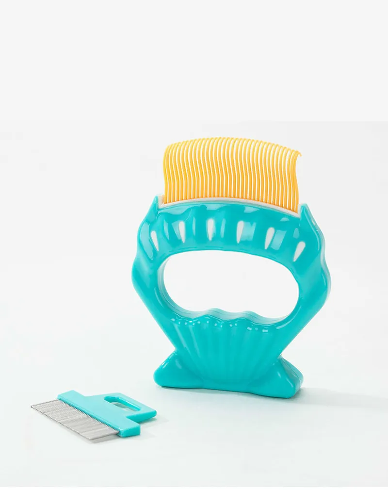 Новый кошачий гребень в форме ракушки для волос кошек специальный открытый узел