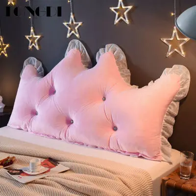 TONGDI домашняя мягкая элегантная Корона большая подушка длинная эластичная спинка