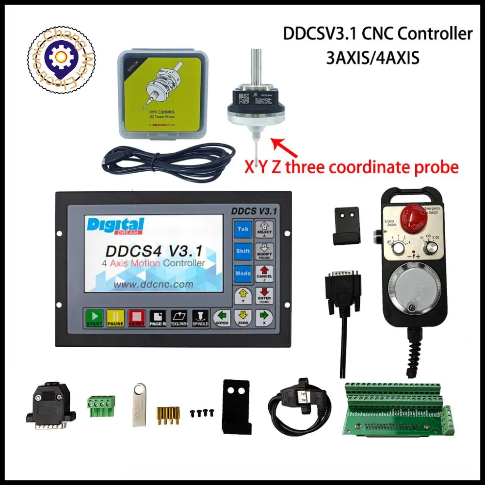 Автономный контроллер ЧПУ DDCSV3.1. DDCSV3.1 китайская версия. DDCSV4.1 отличие от DDCSV3.1.
