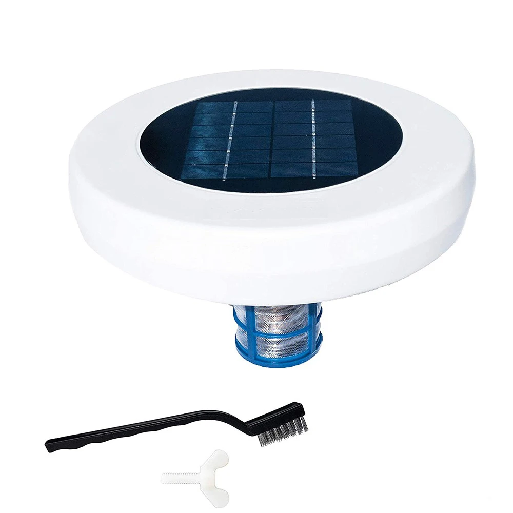 

Solar Pool Ionizer Copper Silver Ion Swimming Pool Purifier Algae Resistance Lower Chlorine Outdoor Swim Water Purifier