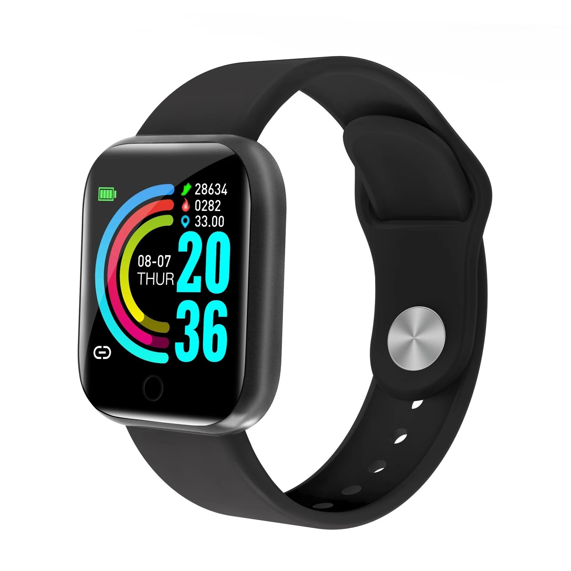 

D20 Color Screen Waterproof Smart Bracelet Health Blood Pressure Heart Rate Sleep Monitoring Bluetooth Sports Bracelet