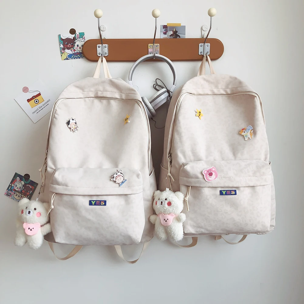 

Вместительные рюкзаки в стиле преппи, Женские однотонные дизайнерские сумки для покупок в стиле пэчворк, модные нейлоновые сумки для студе...