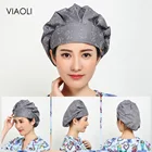 Матовая Кепка Viaoli в стиле унисекс, регулируемая лабораторная Кепка, хлопковая мультяшная Милая Кепка baotou, Кепка от пыли для работы с животными