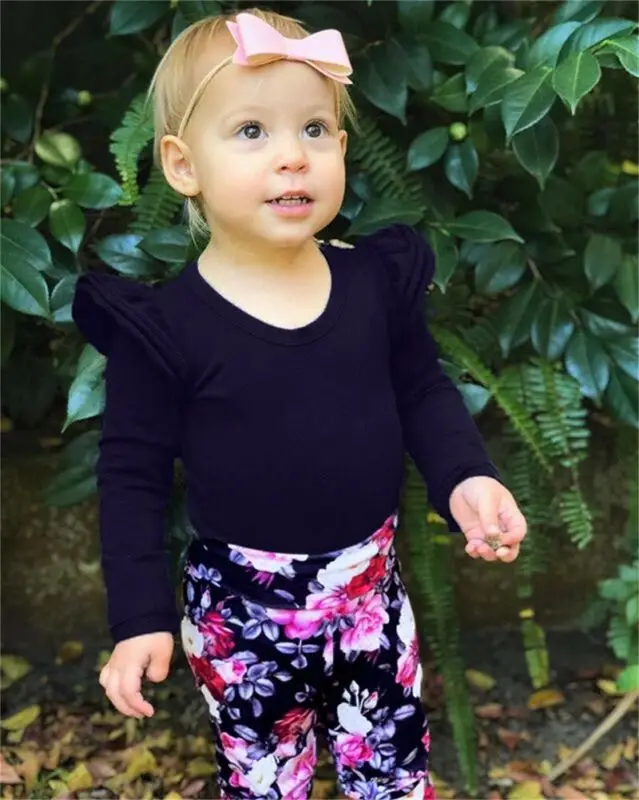 Комплект одежды из 2 предметов для новорожденных девочек одежда малышей с