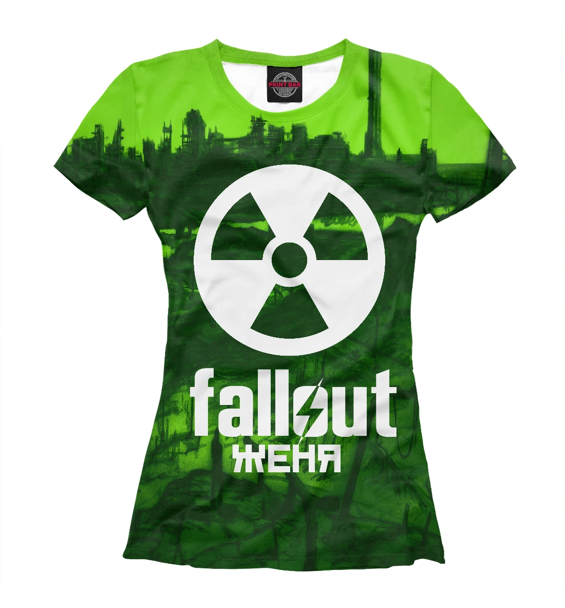 Футболка женская Fallout Женя (Имена)|Футболки| |