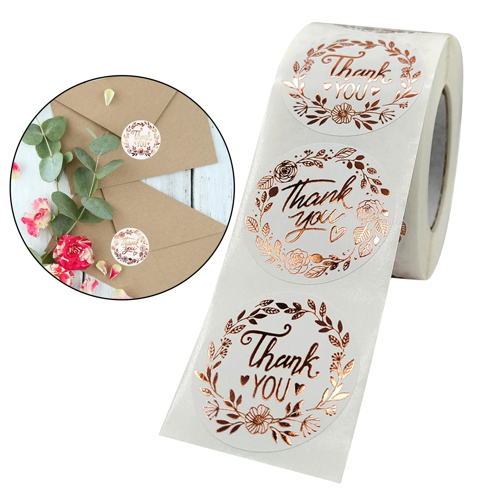 

Round Thank You Stickers Party Favors Seal Labels Business Packaging Sticker