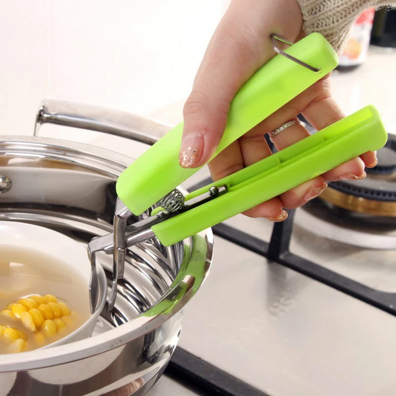 Anti-Hot Bowl Plate Clip Gripper Kitchen Cooking Tool Picnic Random Color |