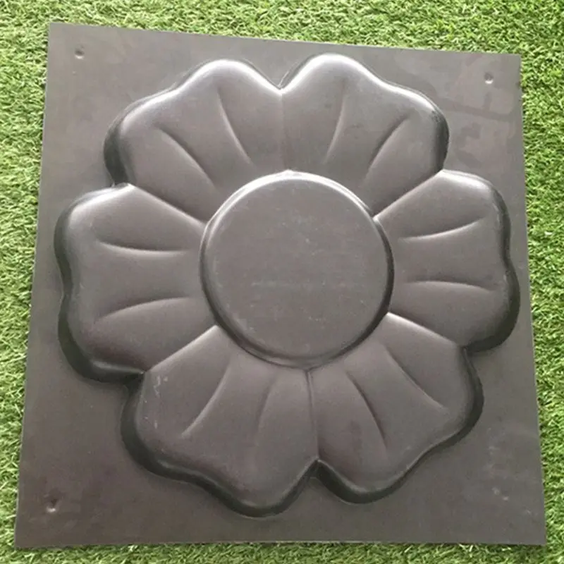 Path Maker DIY Concrete Mold Step Stone Cement Paving Landscape Floor Tile Pavement Mould for Garden Yard Pathway | Дом и сад