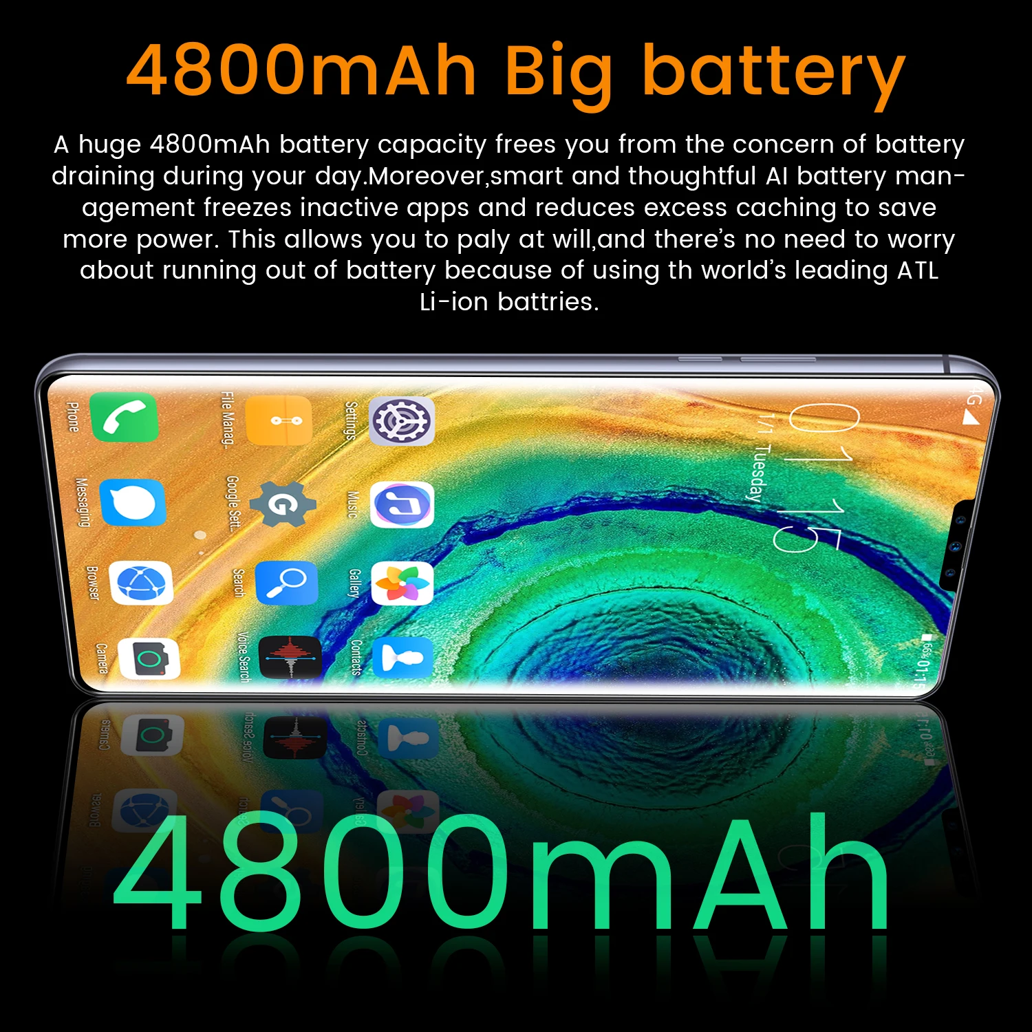 Глобальная версия,, Android, смартфон, 6,6 дюймов, мобильный телефон, две sim-карты, камера, 3g, 4G, мобильный смартфон, разблокировка лица