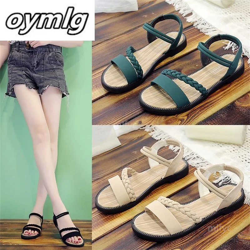

Sandals women's outer wear 2021 summer new Korean open-toed shoes fairy style beach shoes women shoes fashion shoes sandals