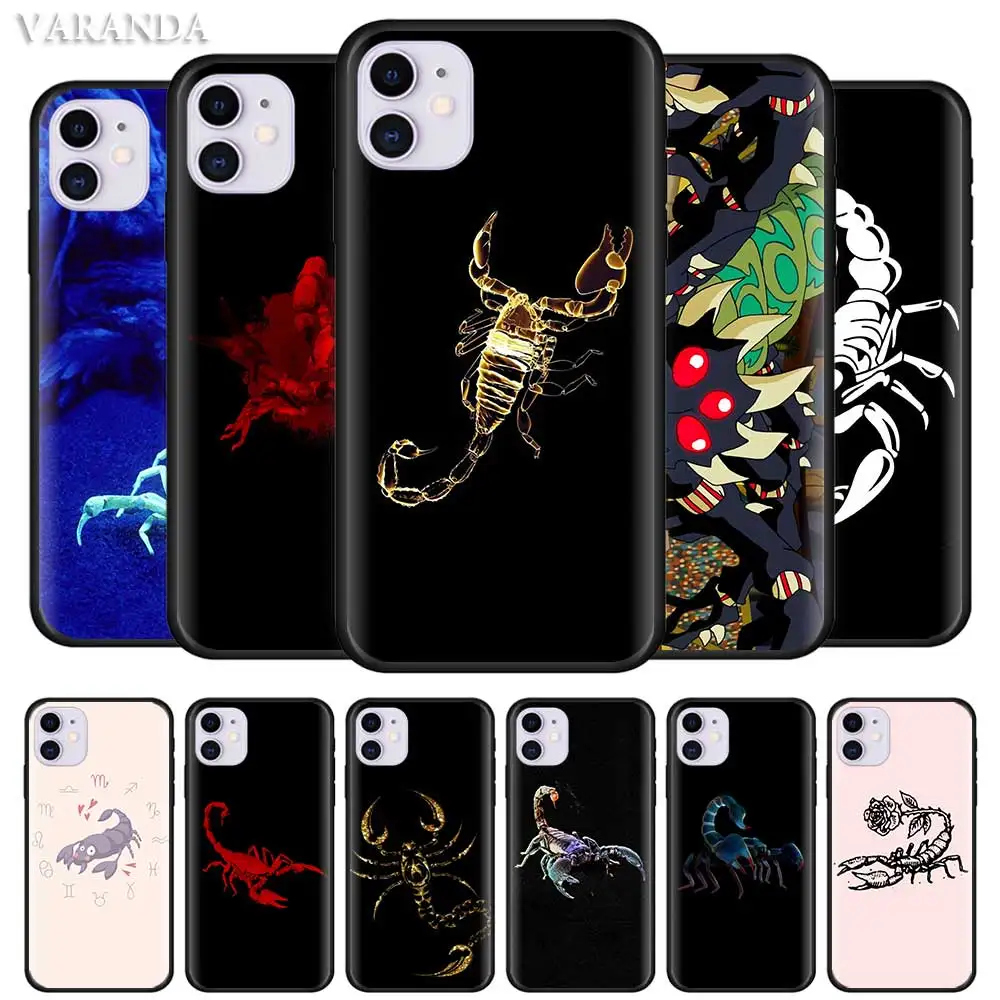 Чехлы для iPhone 12 Mini 11 Pro X XR XS Max 7 8 6 6S Plus SE 2020 черный силиконовый мягкий чехол|Бамперы|