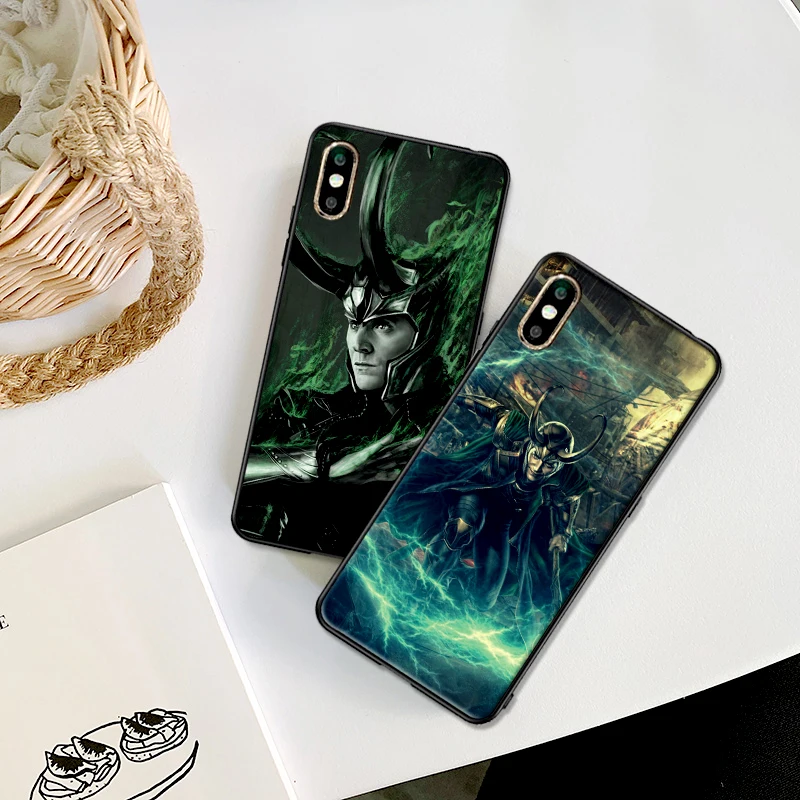 Локи Тор Мягкий ТПУ чехол для Apple IPhone X XR XS MAX 5 5S 5C SE 6 S 7 8 Plus ipod touch силиконовый