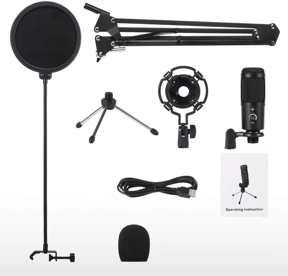 Комплект конденсаторного микрофона с USB 192 кГц/24 бит | Электроника