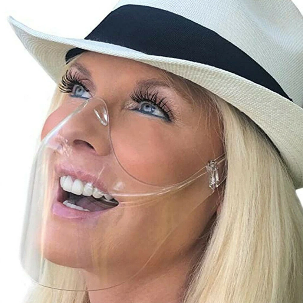 

Mask for the face Radical Alternative Transparent Shield Durable Protective Face mouth Mask Safety Anti-Fog Cover Combine Reusab